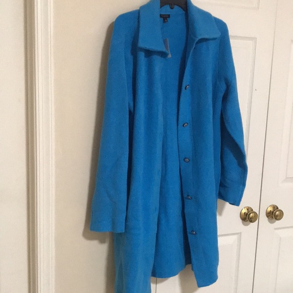 Talbots Stand Collar Coatigan - Picture 14 of 16